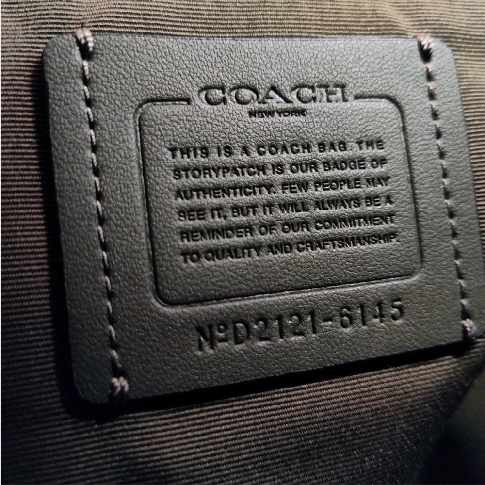 Coach Surplus Green Pebble Leather Pennie Backpack - Picture 11 of 11